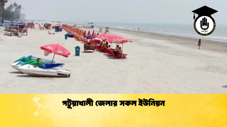পটুয়াখালী জেলার সকল ইউনিয়ন