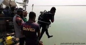 পটুয়াখালীতে বরযাত্রীবাহী ট্রলারডুবি